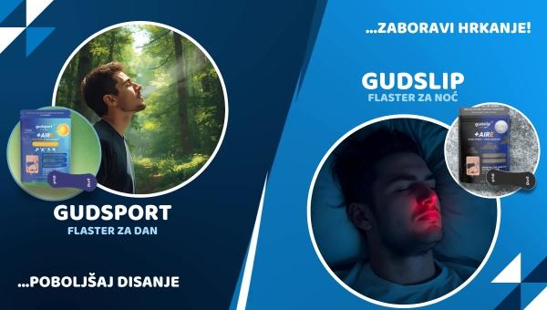 Gudslip flaster za noć
Gudsport flaster za dan