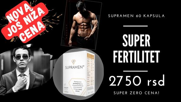 Supramen super cena 2820rsd
Supramen Povećajte svoju plodnost
Super Fertilitet