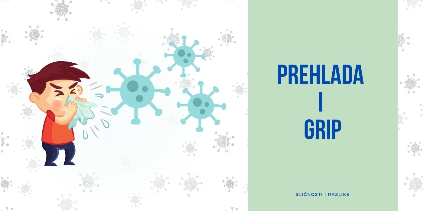 Prehlada i grip - sličnosti i razlike !?