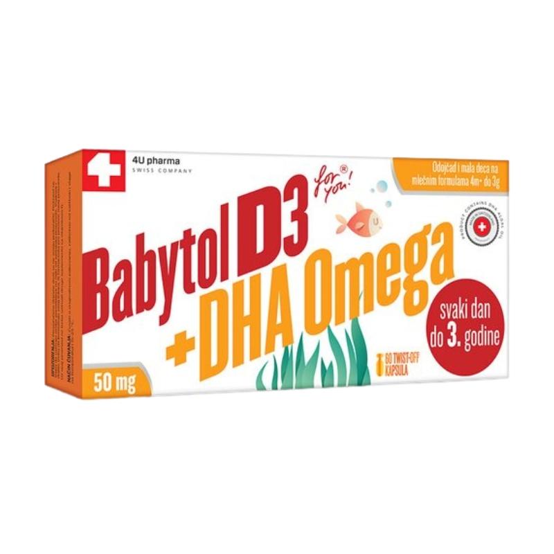 Babytol D3 + DHA Omega 60 kapsula