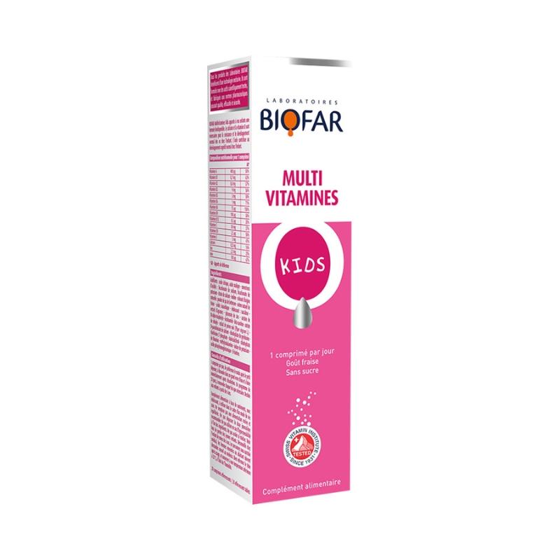 Biofar Kids multivitamin 20 šumećih tableta
