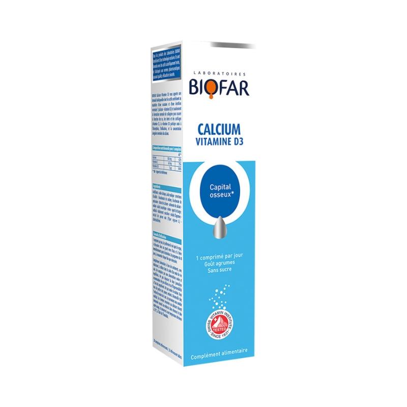 Biofar Kalcijum + Vitamin D3 20 šumećih tableta