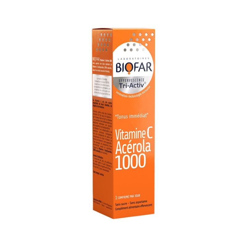 Biofar Vitamin C 1000mg Acerola 15 šumećih tableta