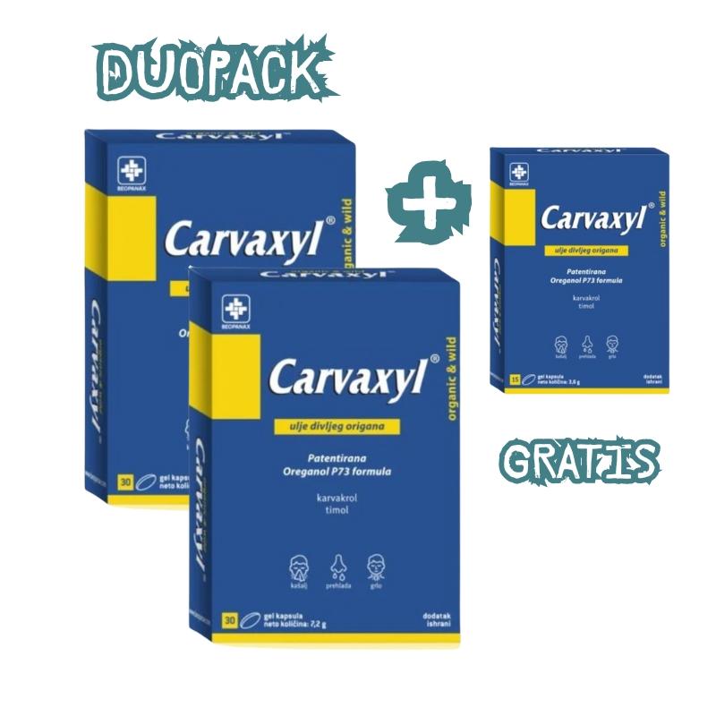 Carvaxyl 30 kapsula DUOPACK + Carvaxyl 15 kapsula GRATIS