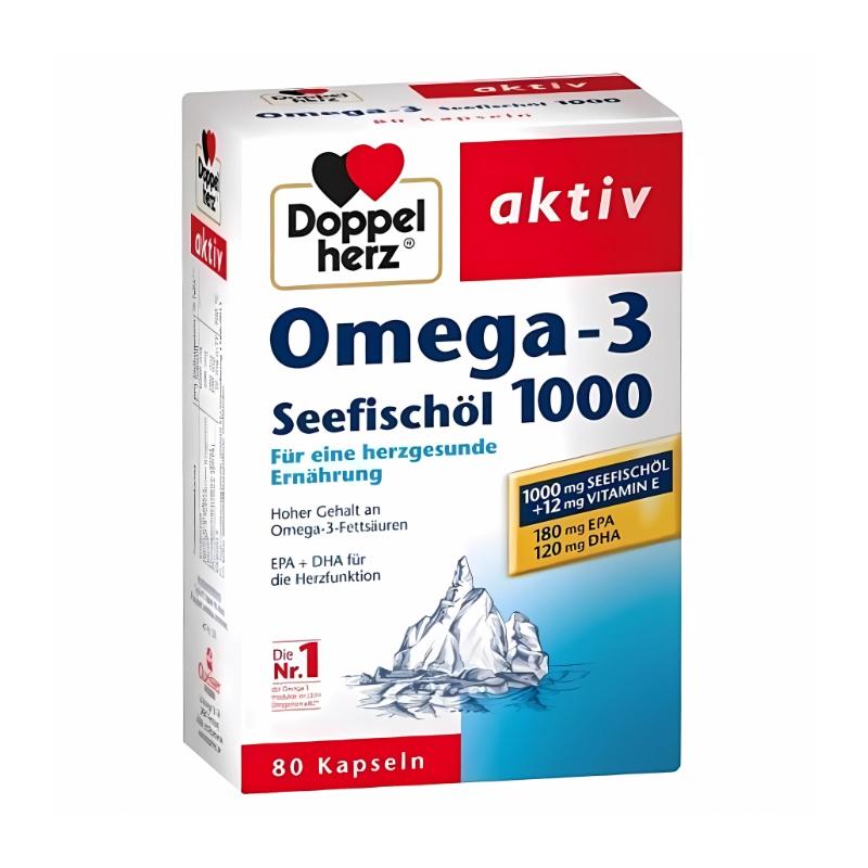 Doppelherz Aktiv Omega 3 1000mg 80 kapsula
