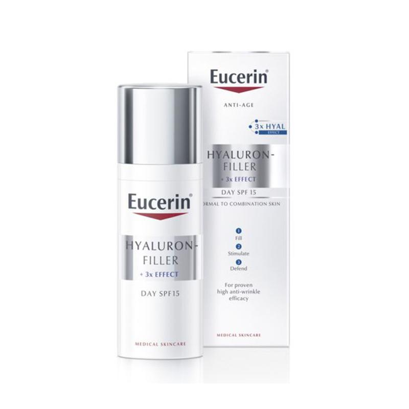 Eucerin Hyaluron-Filler Dnevna krema za normalnu i mešovitu kožu SPF15 50 ml