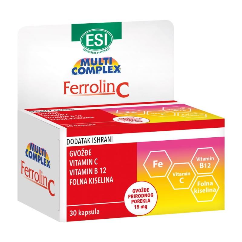 Ferrolin C 30 kapsula