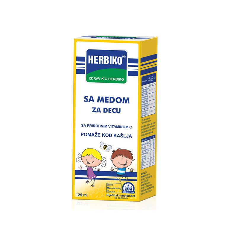 Herbiko sirup Za Decu sa Medom 125 ml