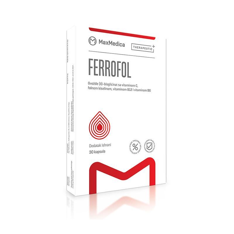 MaxMedica Ferrofol 30 kapsula