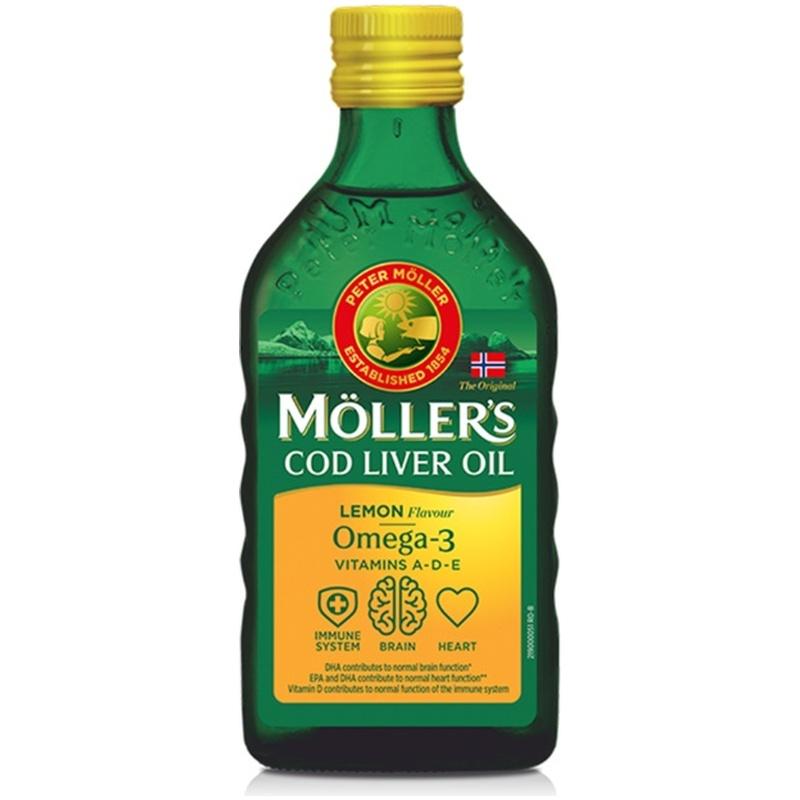 Mollers Omega-3 ulje jetre bakalara ukus limuna 250ml