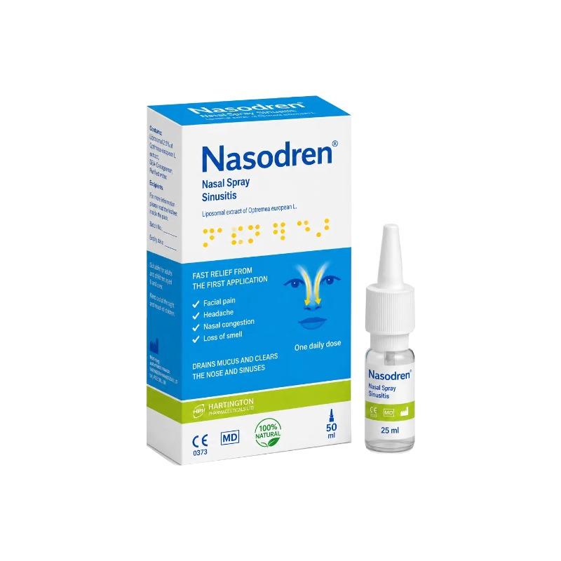 Nasodren sprej za nos 50mg/5ml