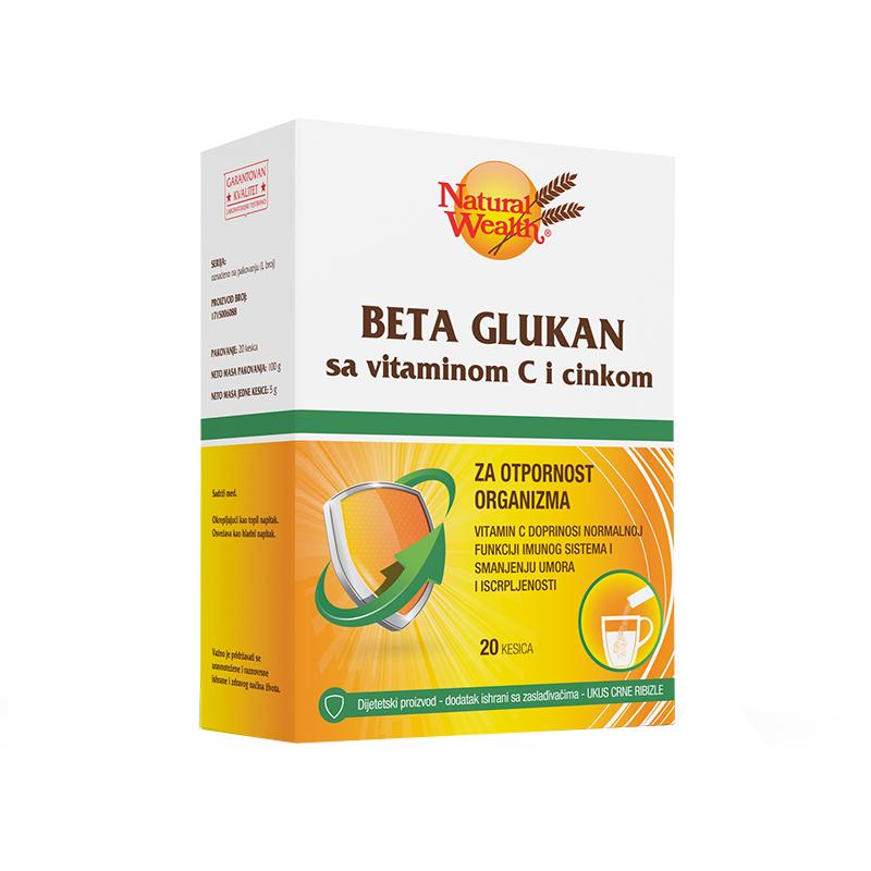 Natural Wealth Beta Glukan 20 kesica