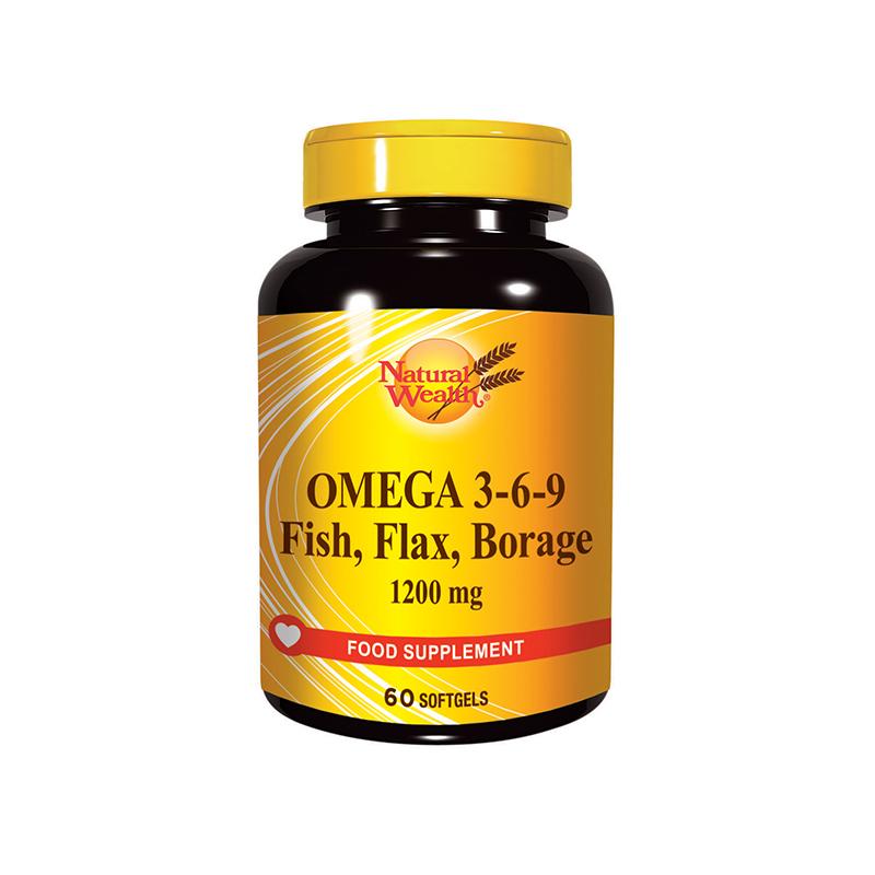 Natural Wealth Omega 3-6-9  60 kapsula
