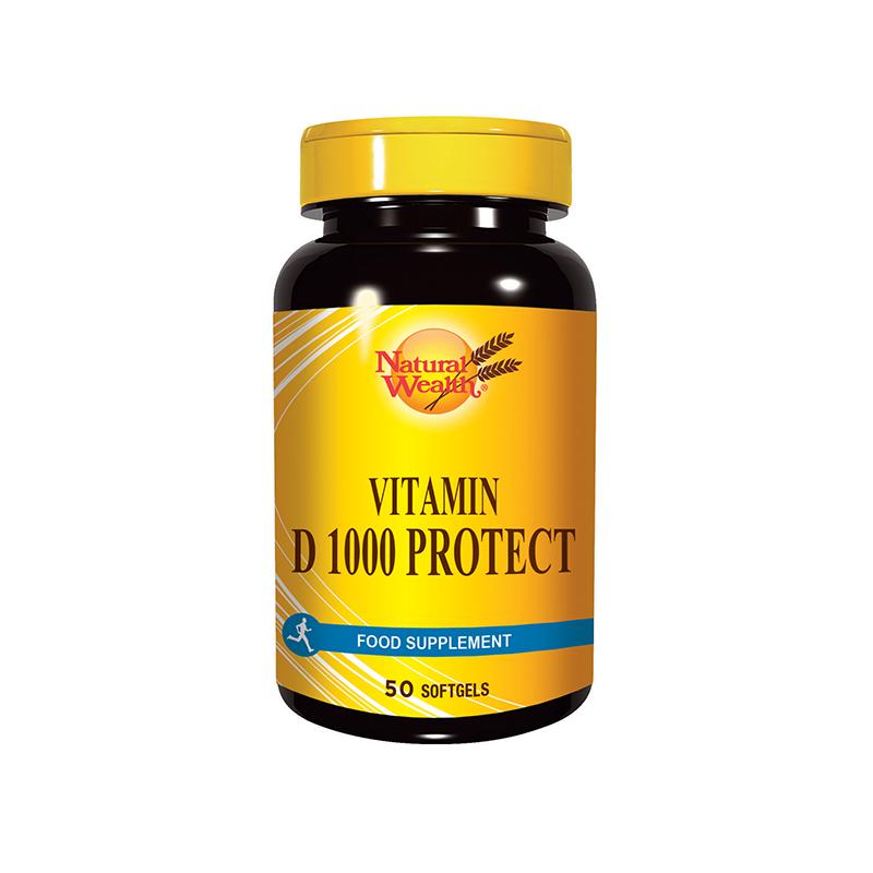 Natural Wealth Vitamin D-1000 IJ Protect 50 kapsula