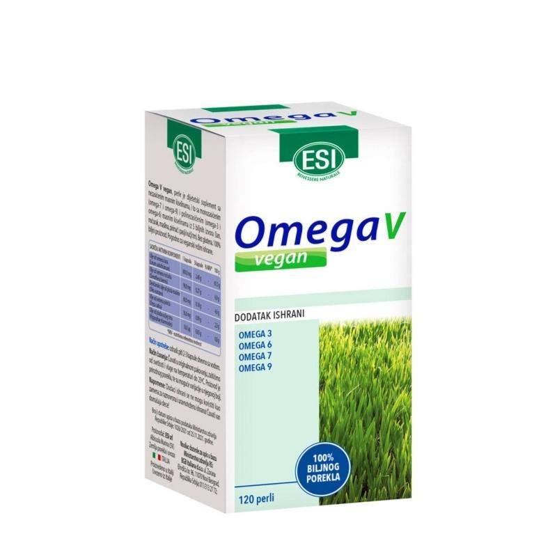 Omega V Vegan - Omega 3 6 7 9 - 120 kapsula