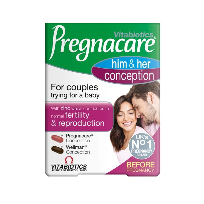 Pregnacare him and her conception 30 + 30 tableta 