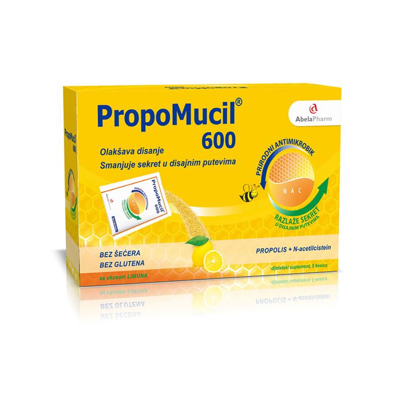 Propomucil prašak 600 mg 5 kesica