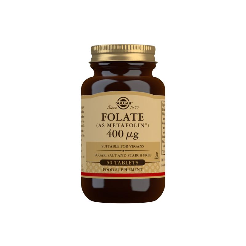 Solgar Folat 400mcg 50 tableta