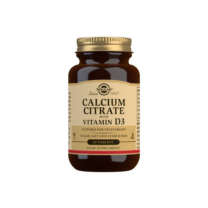 Solgar Kalcijum Citrat Plus Vitamin D3 60 tableta