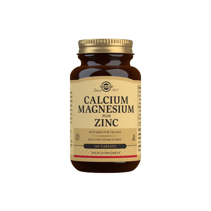 Solgar Kalcijum, Magnezijum Plus Cink 100 tableta