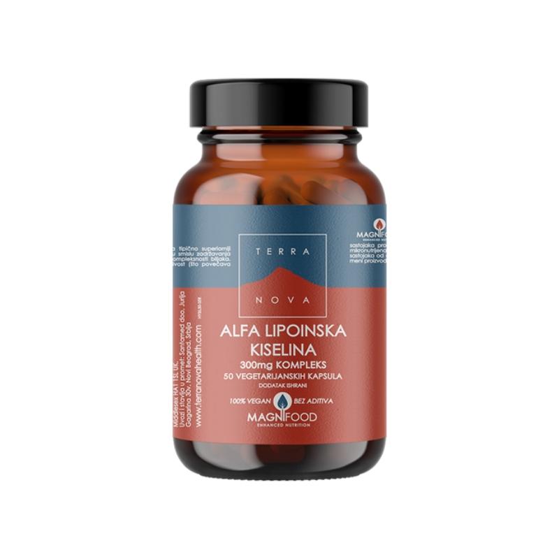 TERRANOVA Alfa Lipoinska kiselina 300mg 50 kapsula