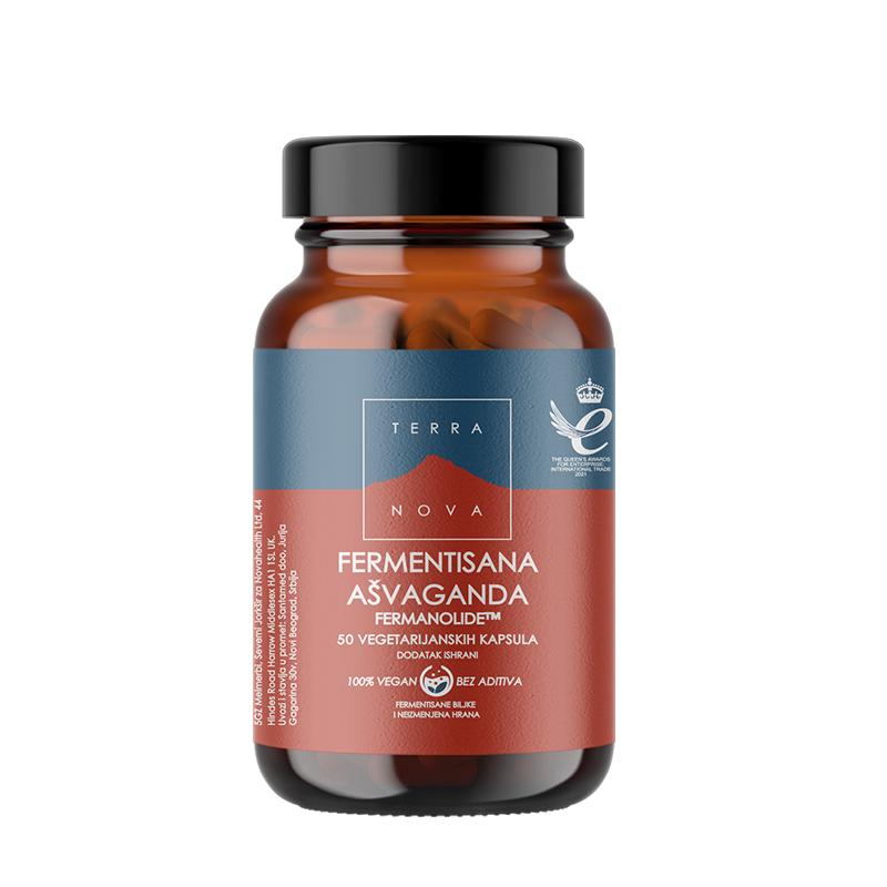 TERRANOVA Fermentisana Ašvaganda 50 kapsula