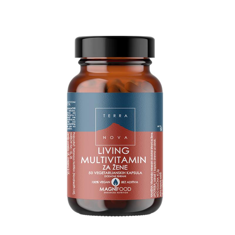 TERRANOVA Living Multivitamin za Žene 50 kapsula