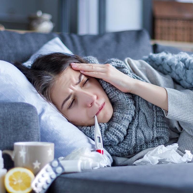 Kašalj, Prehlada i Grip